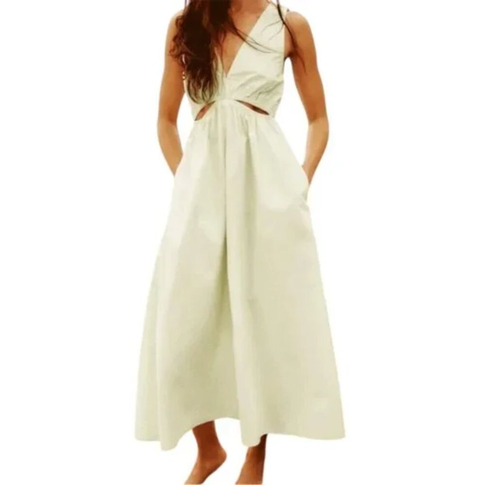 Zara Cream Midi Dress